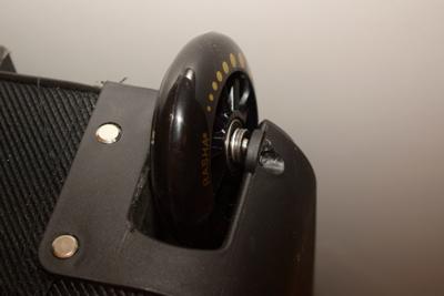 Kolečko nasunuté na osičce